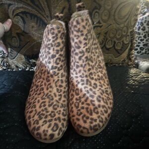 Dunes, Leopard Print, Ankle Boots